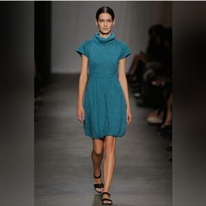 Le Chateau Teal Baloon Dress